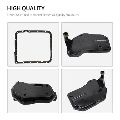 4L60E Transmission Filter Kit with Gasket Compatible with Chevy GMC Silverado 1500 Tahoe Savana Sierra Yukon Cadillac Buick Hummer Oldsmobile Pontiac Replaces 24208576 - style: 24208576
