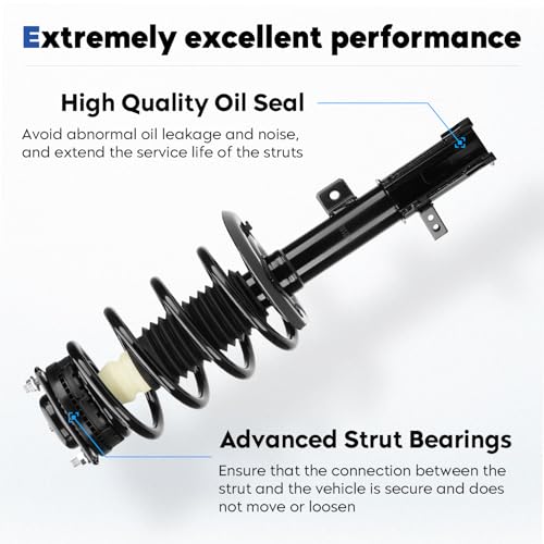 Front Struts Assembly Fit for Dodge Avenger 2008-2014 (2.4L Sedan FWD)