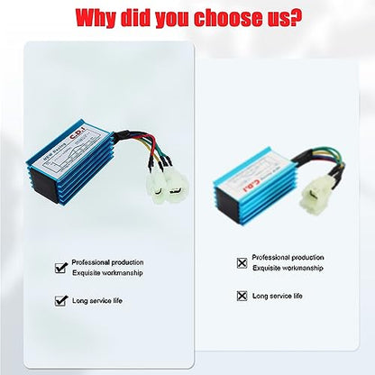 Racing 6 Pins AC CDI Box for GY6 50cc - 70cc 80cc 90cc 110cc 125cc 150cc Scooter 4-Stroke Engine ATV Go Kart Moped Quad Pit Dirt Mini Pocket Bike Chopper 6-Pin 139QMB 152QMI 157QMJ - size: 6 pin