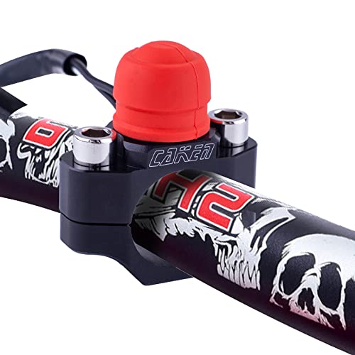 Motorcycle ATV Water Proof Engine Start Stop Kill Switch Button - color: Black