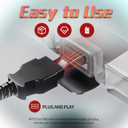V320 OBD2 Scanner, Automotive OBD II Scanner Fault Diagnosis, Vehicle Code Reader for Check Engine Light, Adapt to OBD2 Protocol Models