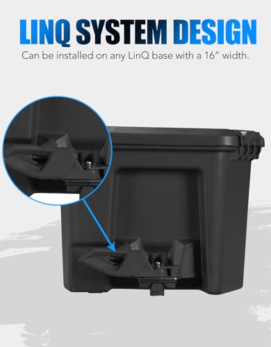 A & UTV PRO Modular Cargo Box for Can Am Maverick, 30 L/7.8 Gallon Rear Storage Cargo Box with Lid for LIN-Q Can Am Maverick X3 MAX, Trail, Defender, Commander Accessories, Replace OEM#715006830 - size: 30 Liter / 7.8 Gallon