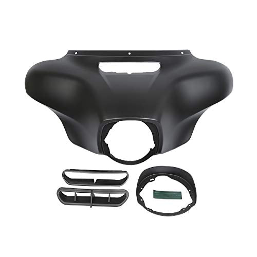 TCMT ABS Front Outer Batwing Fairing Fit For Harley Touring 2014-2025 Street Glide Special Electra Glide Ultra Limited Tri Glide models - color: Matte Black Outer Fairing