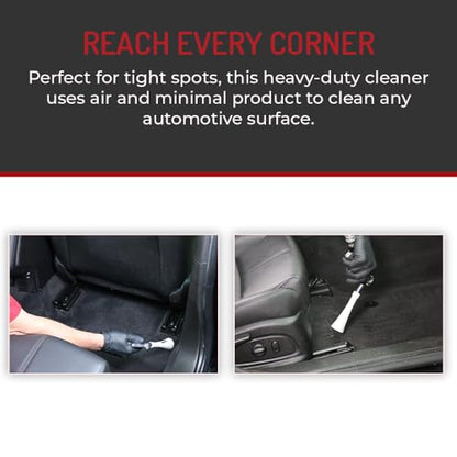 HI-TECH Vortex II Air Cleaning Gun – Pro Auto Detailing Tool for Deep Cleaning Interiors & Exteriors – Uses Air Compressor – Blasts Dust, Dirt & Grime Fast - size: V-200