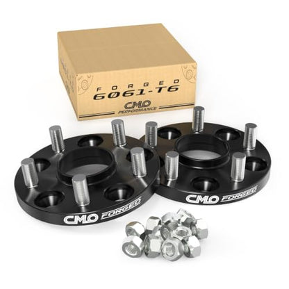 CMO 15mm 5x114.3 Wheel Spacers Fits Mazda 3, Hyundai Genesis Coupe 2PCS - color: Black, size: 15mm (2pc)