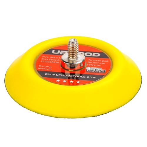 8 pcs 3 inch M6 Thread Hook and Loop Backing Pad for Mini Air Sander Polisher - color: Hook and Loop, size: 3 inch M6 Thread