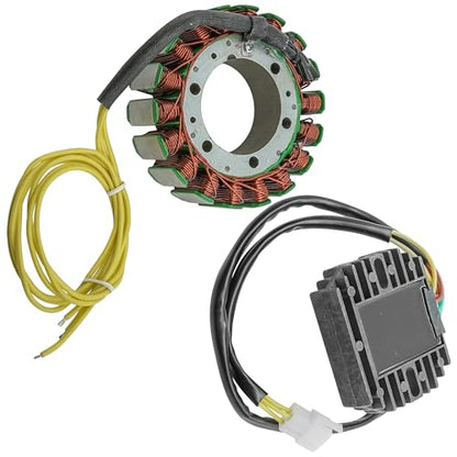 Caltric Stator and Regulator Rectifier Compatible With Honda Vt1100C Shadow 1100 Spirit 1998-2005