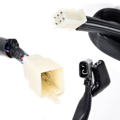 Motorcycle 1" Handlebar Clutch Lever Hydraulic Brake Master Cylinder + Control Switches Wiring Harness Chrome Kit for 1996-2012 Harley Softail Dyna Sportster V-Rod DC 12V