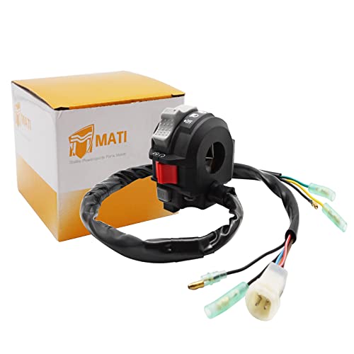 M MATI Handlebar Switch Control Start Stop Kill Headlight Button for Yamaha Breeze 125 YFA-1 1989-1994 3FA-83973-09-00 3FA-83973-01-00