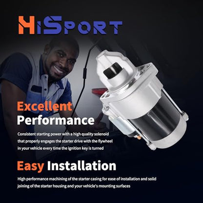 HiSport 21163-7023 Starter Motor for 18.5HP 20.5HP 22HP 23HP 23.5HP - color: 19169N