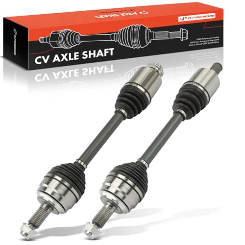 A-Premium Set of 2 Front CV Axle Shaft Assembly - style: Front Driver and Passenger Side