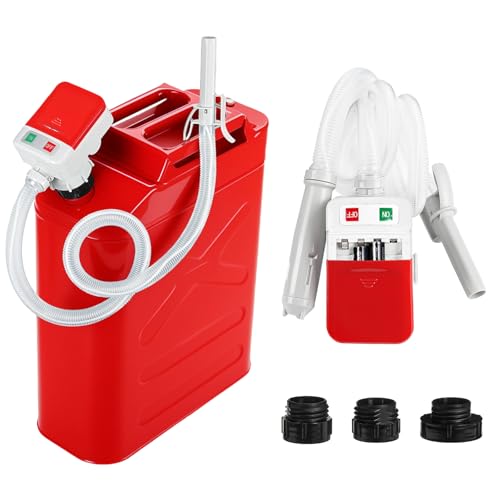 KEMIMOTO Portable Fuel Transfer Pump Battery Powered, 51'' Hose - size: 51 inch