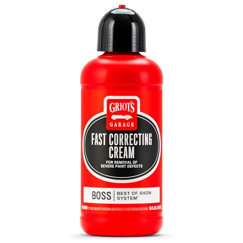 Griot's Garage BOSS Fast Correcting Cream for Car Polishing and Detailing, Swirl, Scratch Remover for Vehicles, 16oz - size: 16oz