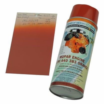 Inline Tube Compatible with 1965-1971 Mopar Dodge Plymouth High Temp HEMI 440 383 Orange Engine Spray Paint 1pc