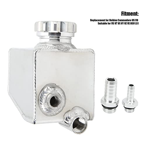 Car Power Steering Reservoir, Aluminium Alloy Stable Performance Power Steering Reservoir Replacement for V6 V8