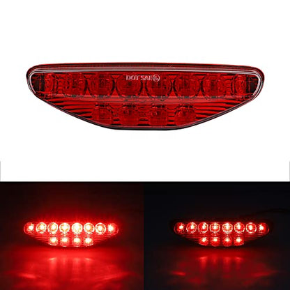 ATV Motorcycle LED Tail Light Waterproof TRX LED Brake Lamp Brake Taillights for 2006-2009 TRX450R, 2006-2014 TRX450ER, Replacement #33700-HP1-601(1 PCS Red)