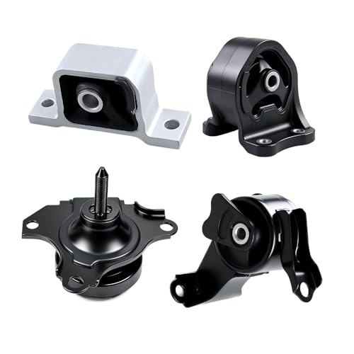 Engine Motor & Transmission Mount Set 4PCS Compatible with 2002-2006 Honda CR-V 2.4L, Replaces A4504 A4506 A6596 A6597, Front Rear Left Right Support - style: 2002-2006 Honda CR-V 2.4L Automatic Transmission