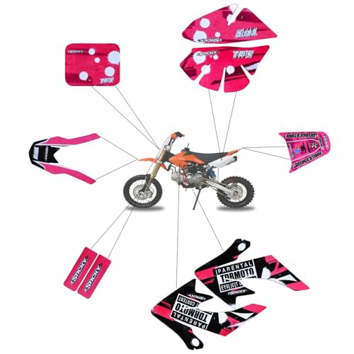 Pink Plastics Graphics for Compatible with XR 50 CRF 50 SDG SSR 107 110 125