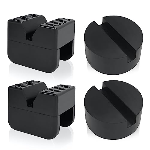 TONDA Jack Stand Pads & Pinch Weld Jack Adapters, 4 Piece Set - color: 4 PIECE SET