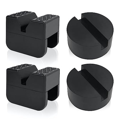 TONDA Jack Stand Pads & Pinch Weld Jack Adapters, 4 Piece Set - color: 4 PIECE SET
