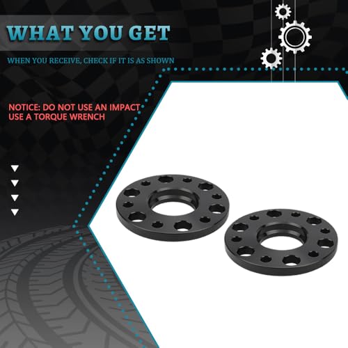IRONTEK 6x139.7mm Wheel Spacers Compatible for Chevrolet Silverado 1500 2019-2021, for GMC Sierra 1500 2019-2021, for GMC Sierra 1500 Limited 2022,Forged 15mm Hub Bore 78.1mm 2PCS - size: 6x5.5-2PCS