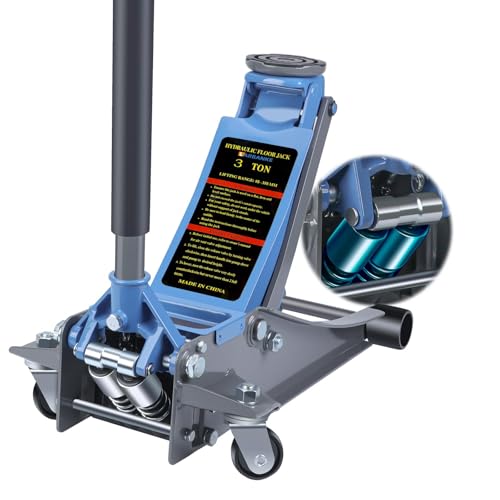 LARBANKE 3 Ton Low Profile Floor Jack,3.15-18.31 in - size: 3.15-18.31in Lift Range