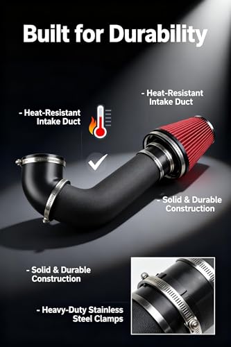 4 Inch LS Swap Cold Air Intake Kit for LS1 LS2 LS3 5.3L 6.0L