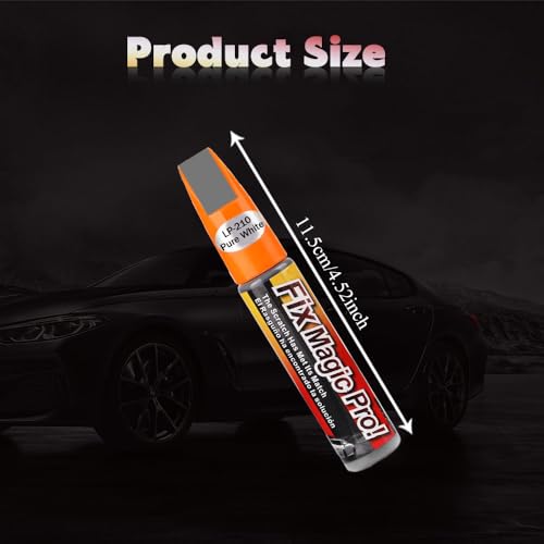 Touch Up Paint for Cars, Automotive Paint Scratch Repair, Two-In-One Car Touch Up Paint Fill Paint Pen, Car Accessories Scratch Remover Pen Universal for Scratch Repair Various Cars (Gray) - color: Gray
