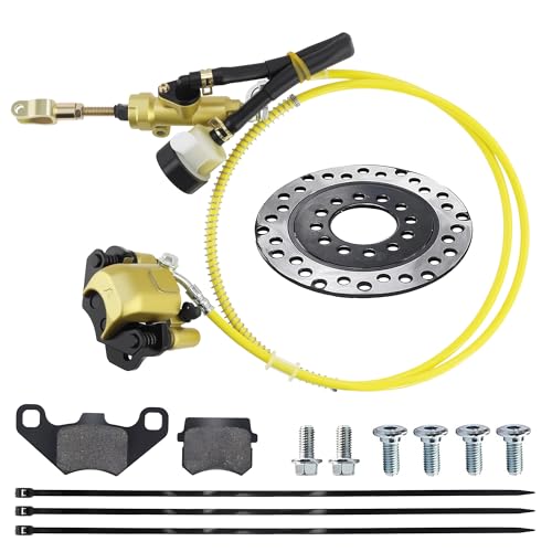 PRO BAT Rear 110cc 125cc Hydraulic Brake Caliper Master Cylinder Kit - color: Golden