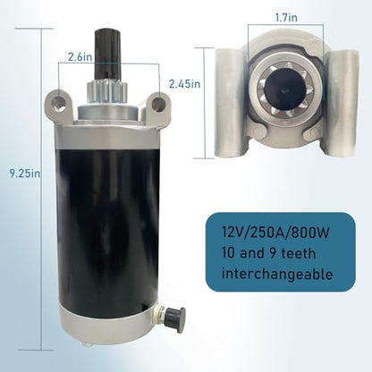 1999-1140051 Kohler 7000 Series Starter for KT715 KT725 KT730 KT735 KT740 KT745 Courage Twin SV710 SV715 SV720 SV730 SV735 SV740 SV810 820 830 840 20-27 HP3209801 3209803 3209804 3209808