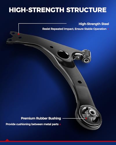 KAX 2Pcs Front Lower Control Arms Assembly for Toyota Corolla 2003-2013 - size: Toyota Corolla 2003-2013