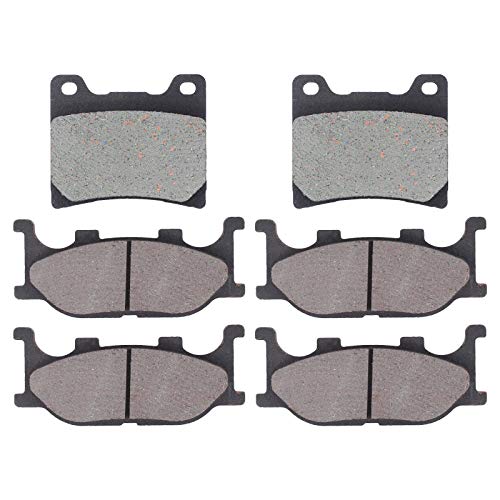 MOTOKU Front and Rear Brake Pads for Vstar 1100 1999-2009