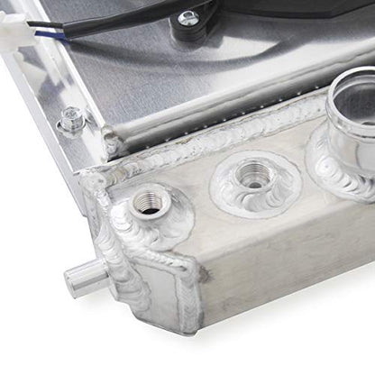 3 Rows Aluminum Radiator Fan Shroud for 1996-2005 2000 Che vy Chev - size: 82