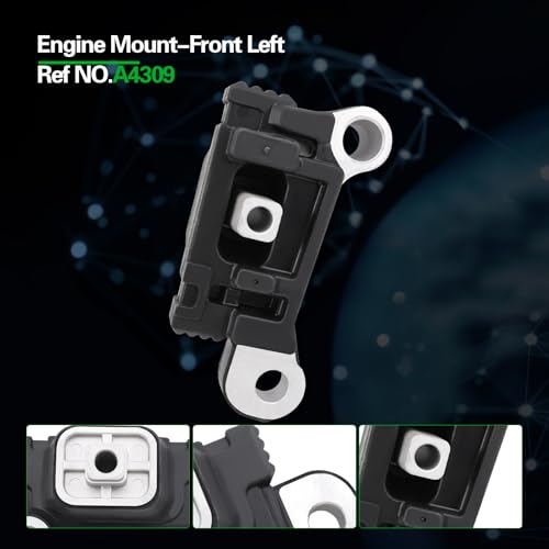 Engine Motor and Trans Mount Kit Compatible with NV200 2013-2021 - size: 2013-2021 NV200 2.0L L4