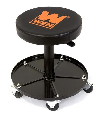 WEN 73012T 300-Pound Capacity Pneumatic Rolling Mechanic Stool - style: Mechanic Seat