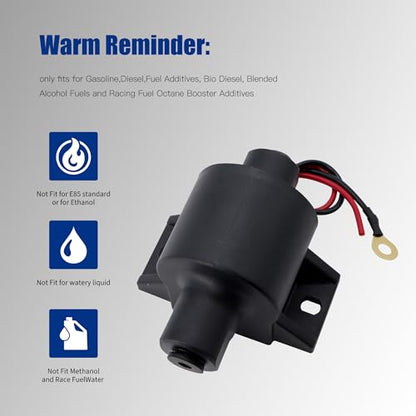 FEP304SV Posi-Flo 12 Volt Fuel Pump Fit for 1/8-27 NPTF Ports - style: FEP304SV