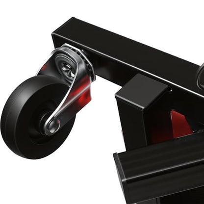 PENSUN 40" Foldable 2-in-1 Rolling Car Creeper/Seat, Steel Z Garage Rolling