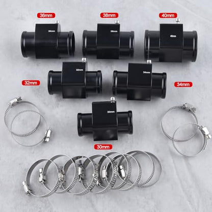 Aluminum Water Temp Joint Pipe Connector 32mm 1-1/4" - size: 32mm