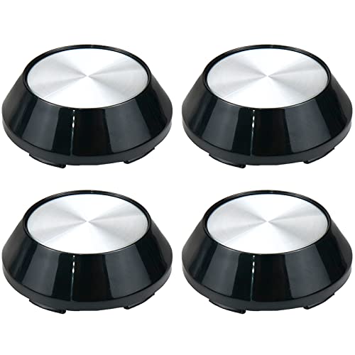 Modengzhe 4PCS Wheel Center Caps, 65mm Wheel Rim Hub Center Covers - color: Silver, size: Outer 65MM , Inner 60MM