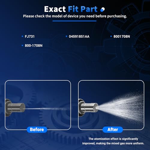 8Pcs Fuel Injectors Compatible with Dodge Ram Jeep Chrysler - size: FJ731