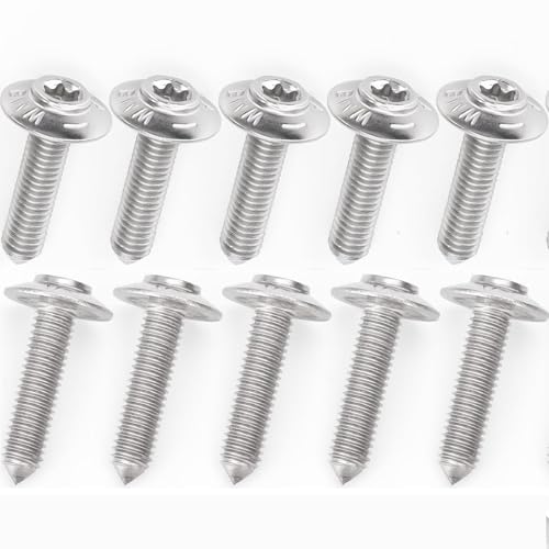 Fairing Bolt Kit, for BMW Motorcycle Body Panel, Windshield & Seat Cowl - size: M5 x 20