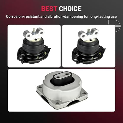 BDFHYK Engine Motor & Trans Mounts Compatible with Chrysler 300 2011-2022 - size: 2011-2022 Chrysler 3PCS