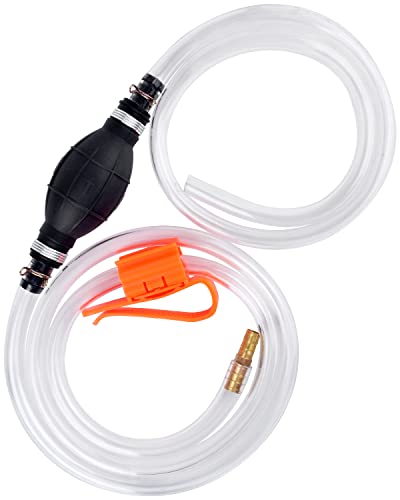 KATUMO 15MM Siphon Pump for Gas, Oil, Diesel, Water, Hand Fuel Pump - color: Black
