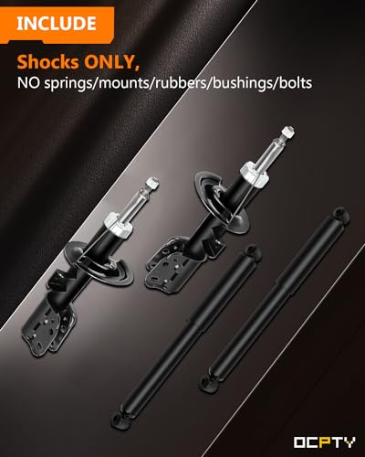 OCPTY Front Rear Shock Absorbers Struts for Chevrolet for Equinox 2007-2016 - size: 2 Front and 2 Rear Shock Absorbers