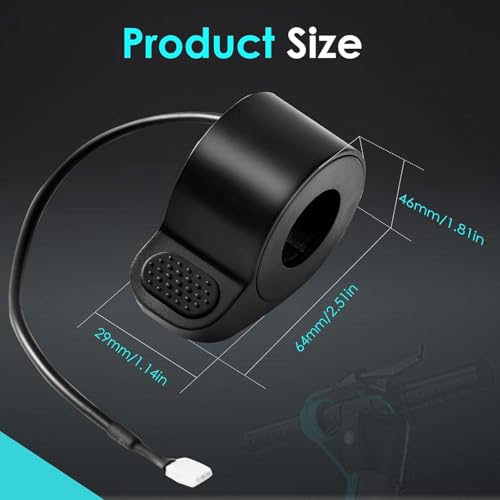 Throttle Accelerator Electric Scooter Thumb Throttle Replacement Compatible with GOTRAX GXL V2 Scooter Finger Thumb Speed Throttle Replacement Accessories