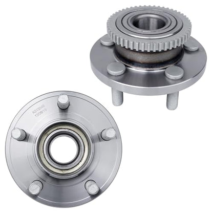 Detroit Axle - [Excluding 5.2L] Wheel Bearing & Hubs for 15-20 Ford Mustang - size: 4W42326/Kit