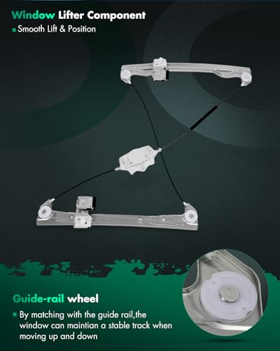SCITOO Power Window Regulator Without Motor For Ford For Fusion - size: 740-140