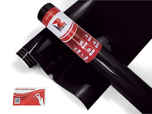 Avery Dennison SW900 190-O in Gloss Black - Dual Layered Vinyl Car Supreme Wrapping Film - 1ft x 5ft - Vehicle Sheet Roll - color: Gloss Black, size: 1ft x 5ft