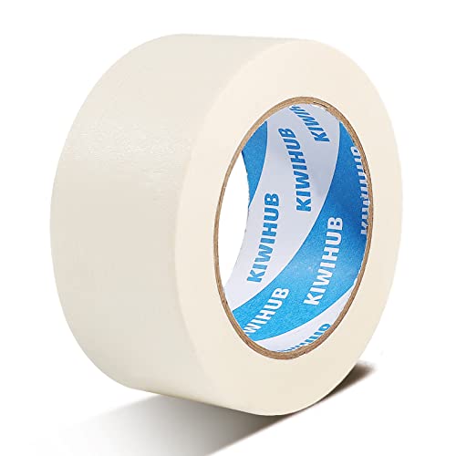 White Painters Masking Tape,2" x 60 Yards x 5 Rolls - color: White