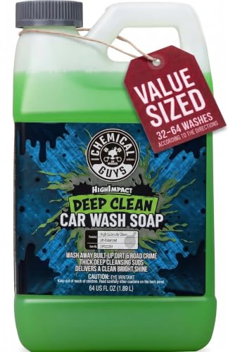 Chemical Guys, High Impact Deep Cleaning Car Wash Soap, High Suds, 64 oz - size: 64 Fl Oz (Pack of 1)